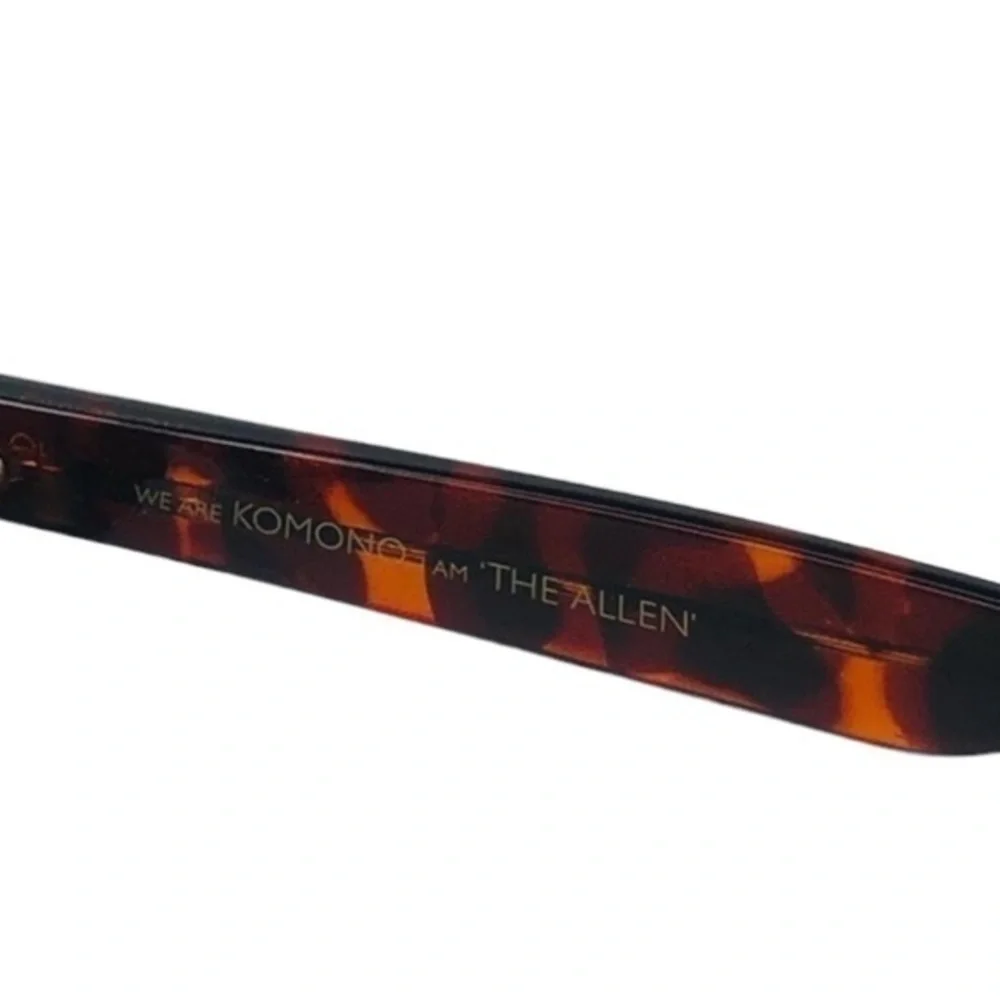 Men's Komono Sunglasses NEW tortoise Allen rectangular frame